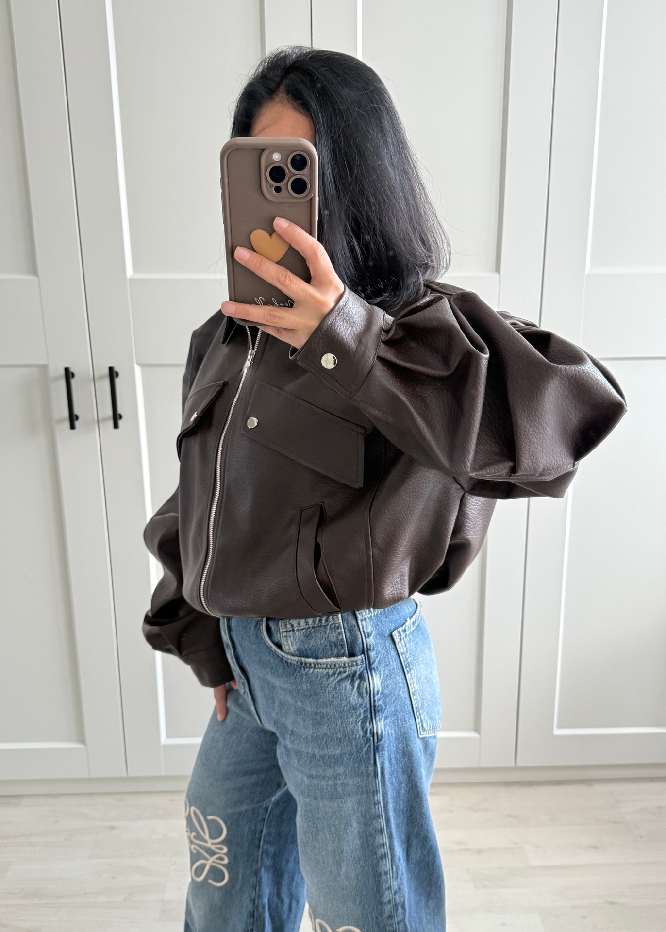 CHOCO PUFFY BOMBERJACKET