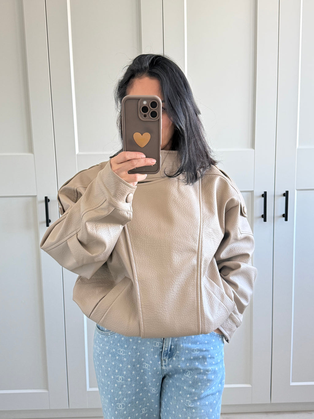 ANAN TAUPE BLAZER