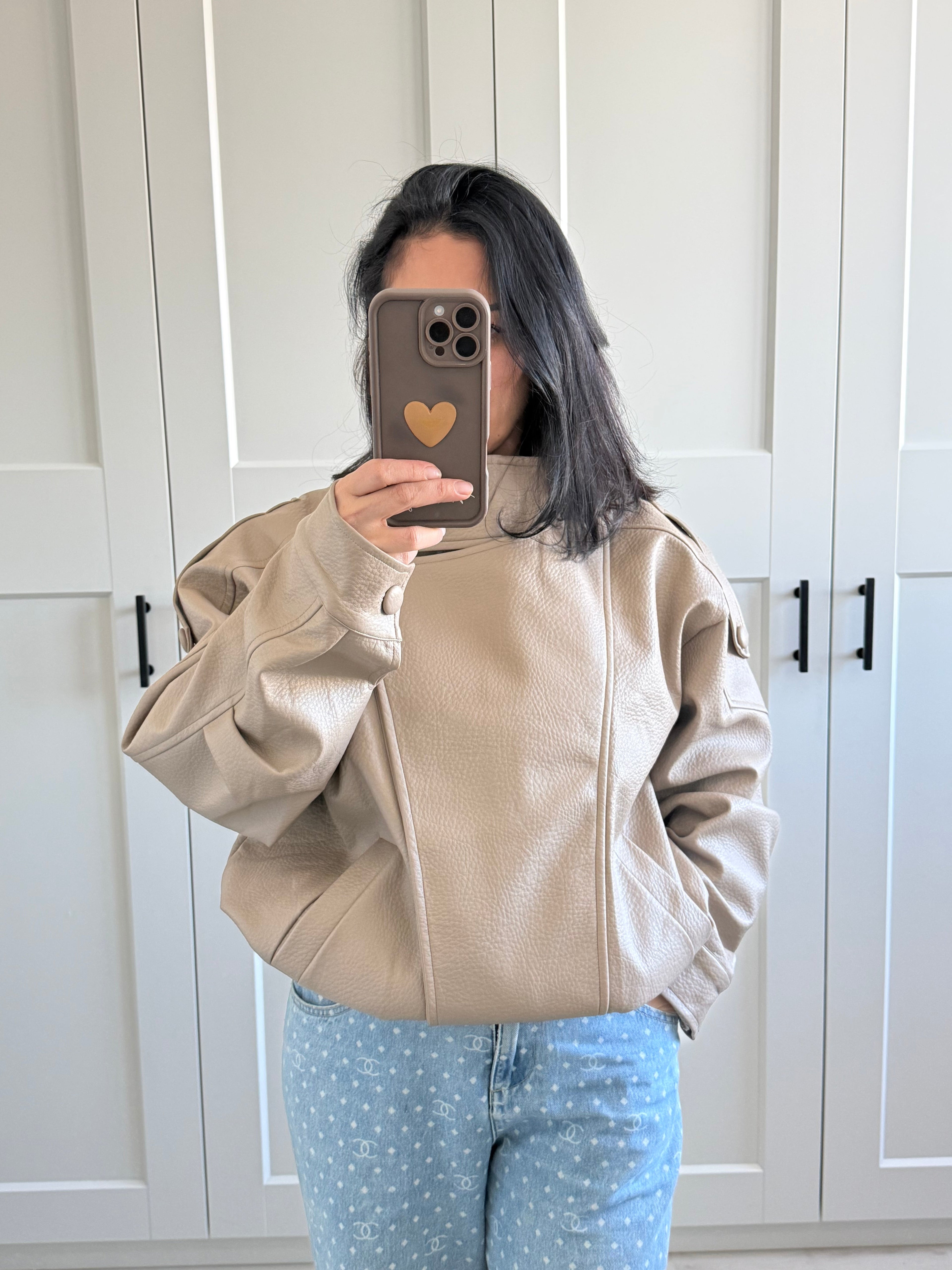 ANAN TAUPE BLAZER