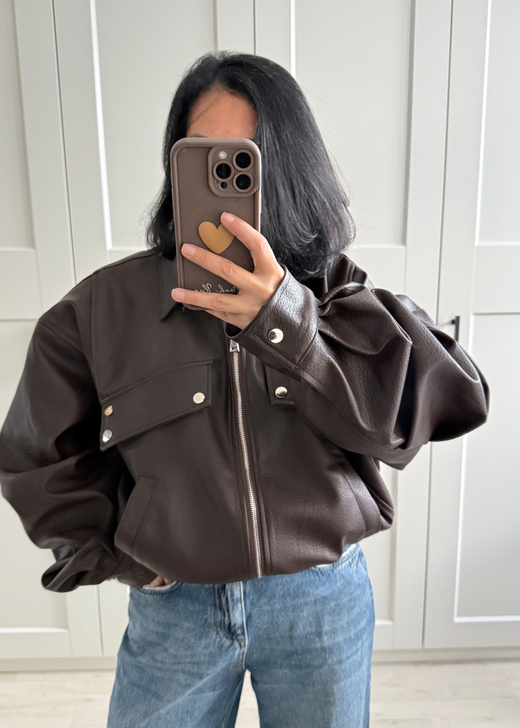 CHOCO PUFFY BOMBERJACKET
