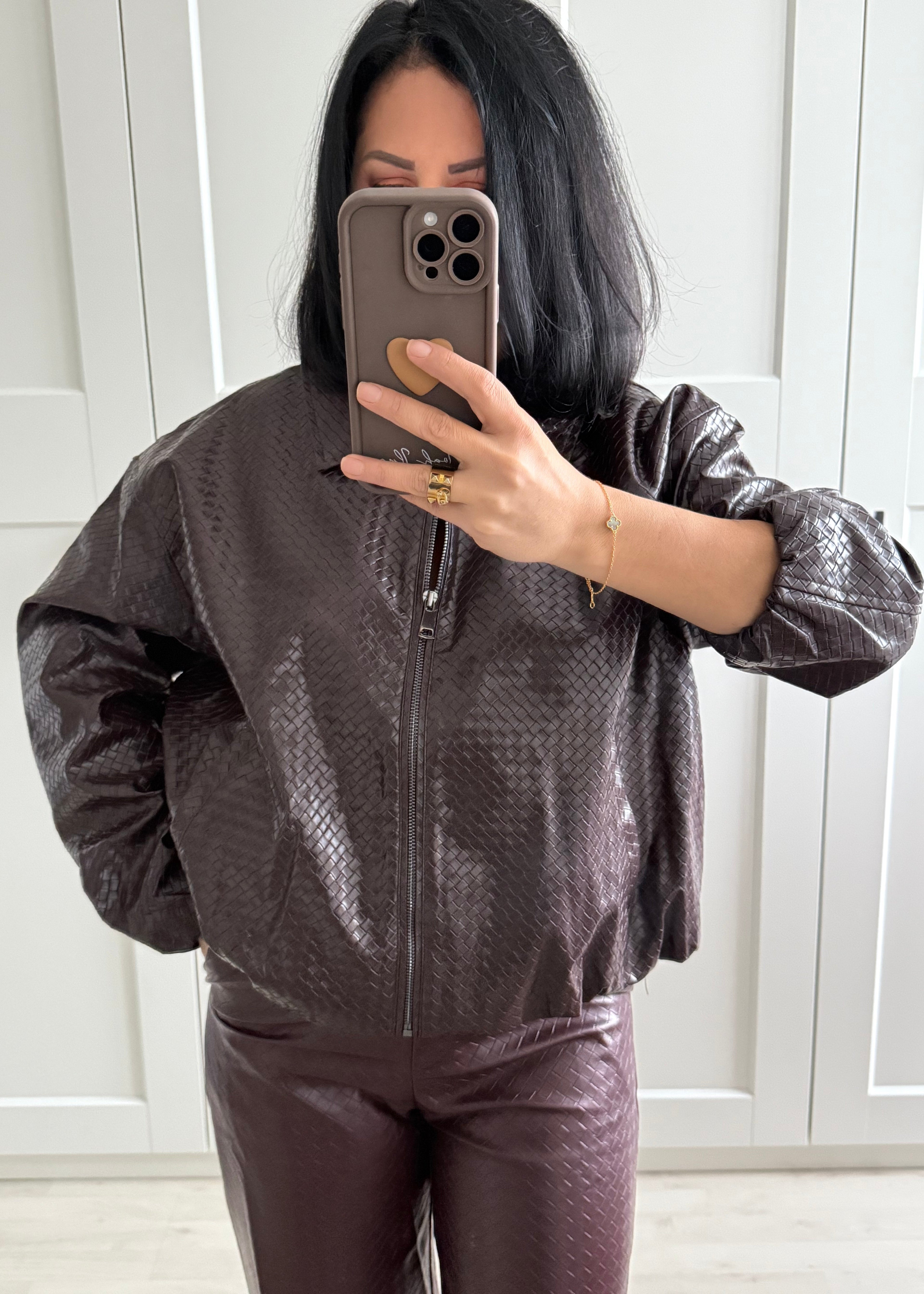 BORDEAUX BRAIDED JACKET