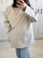 JASMIN BEIGE PLAID BLAZER