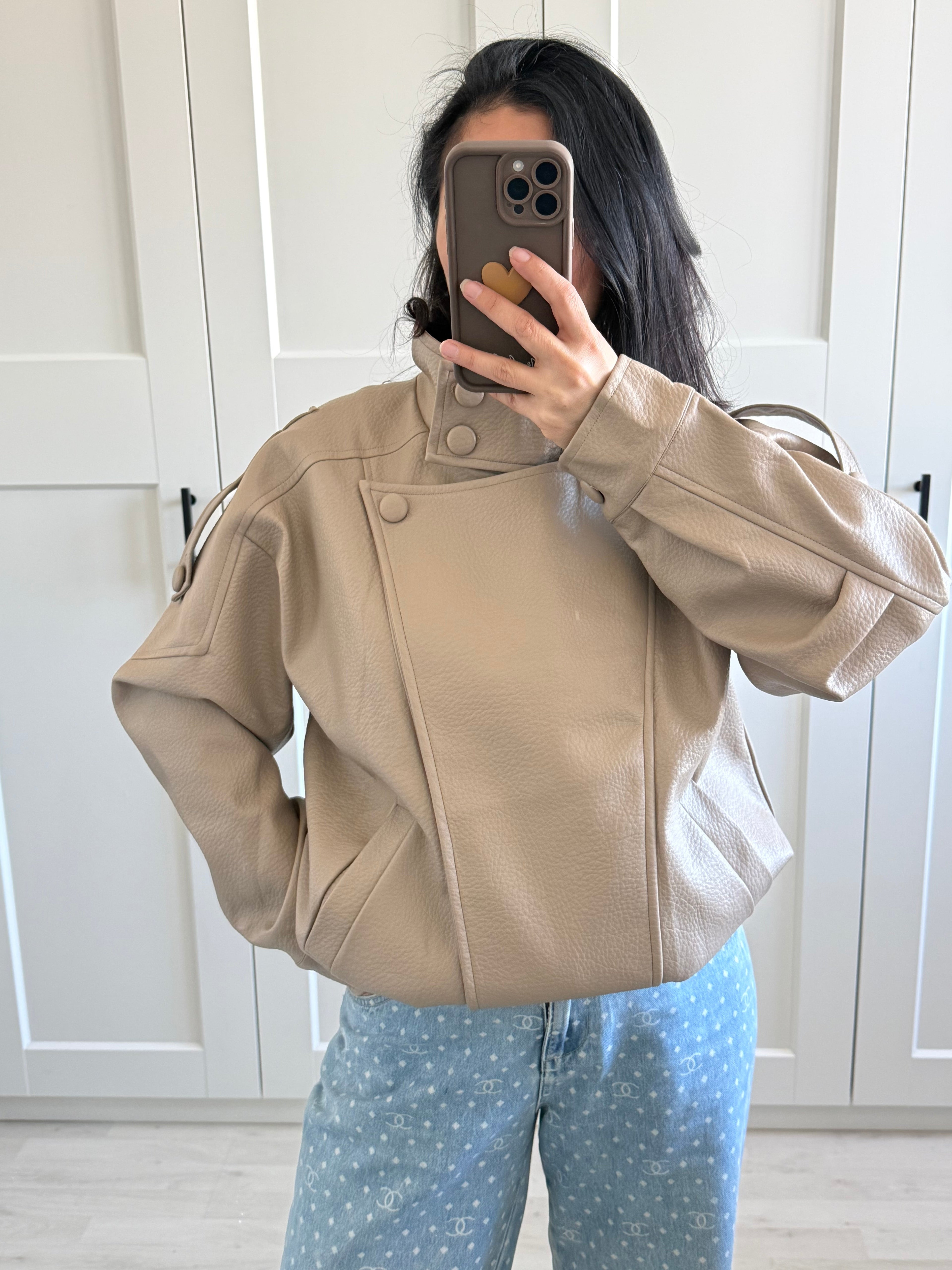 ANAN TAUPE BLAZER
