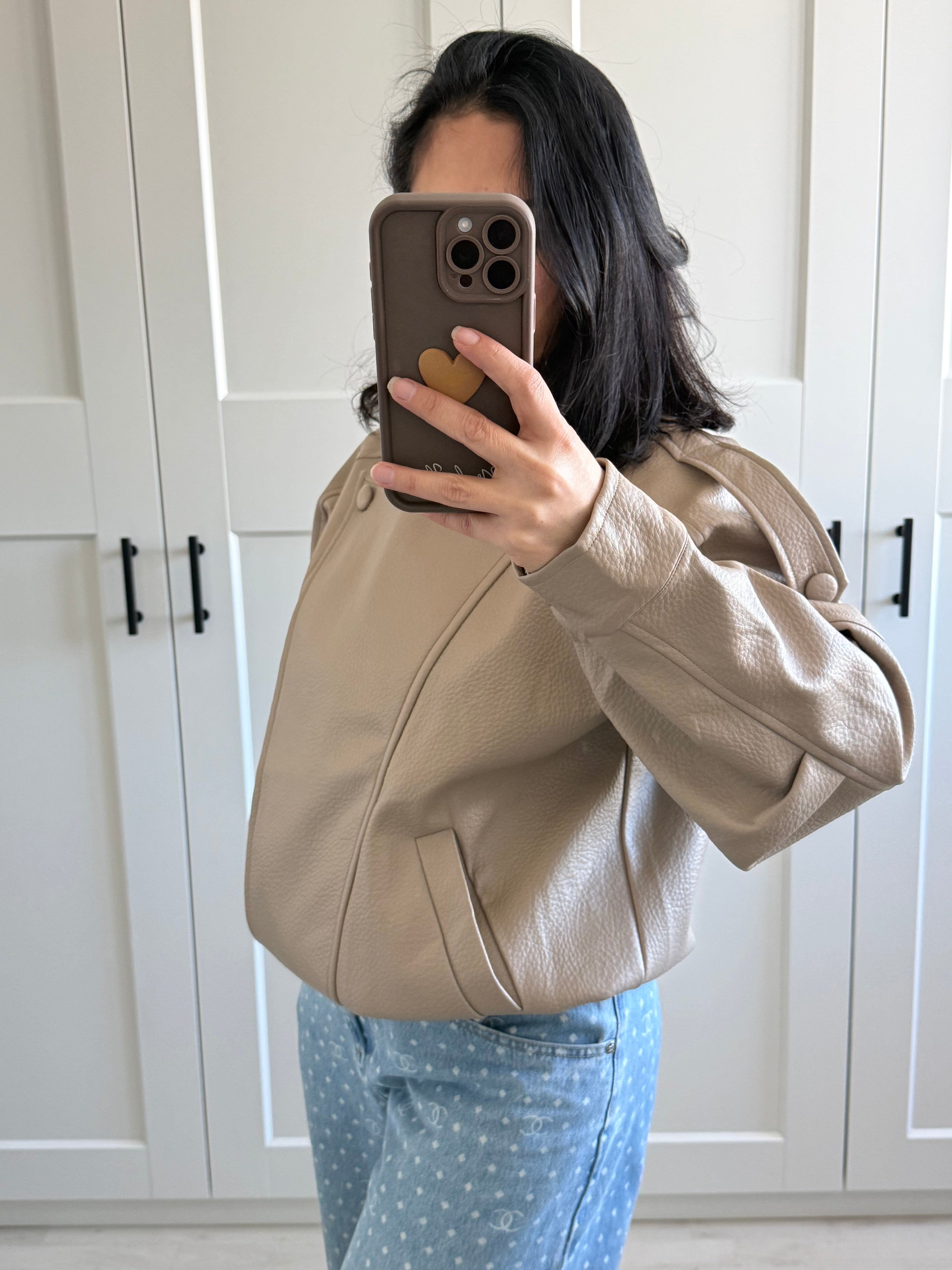 ANAN TAUPE BLAZER