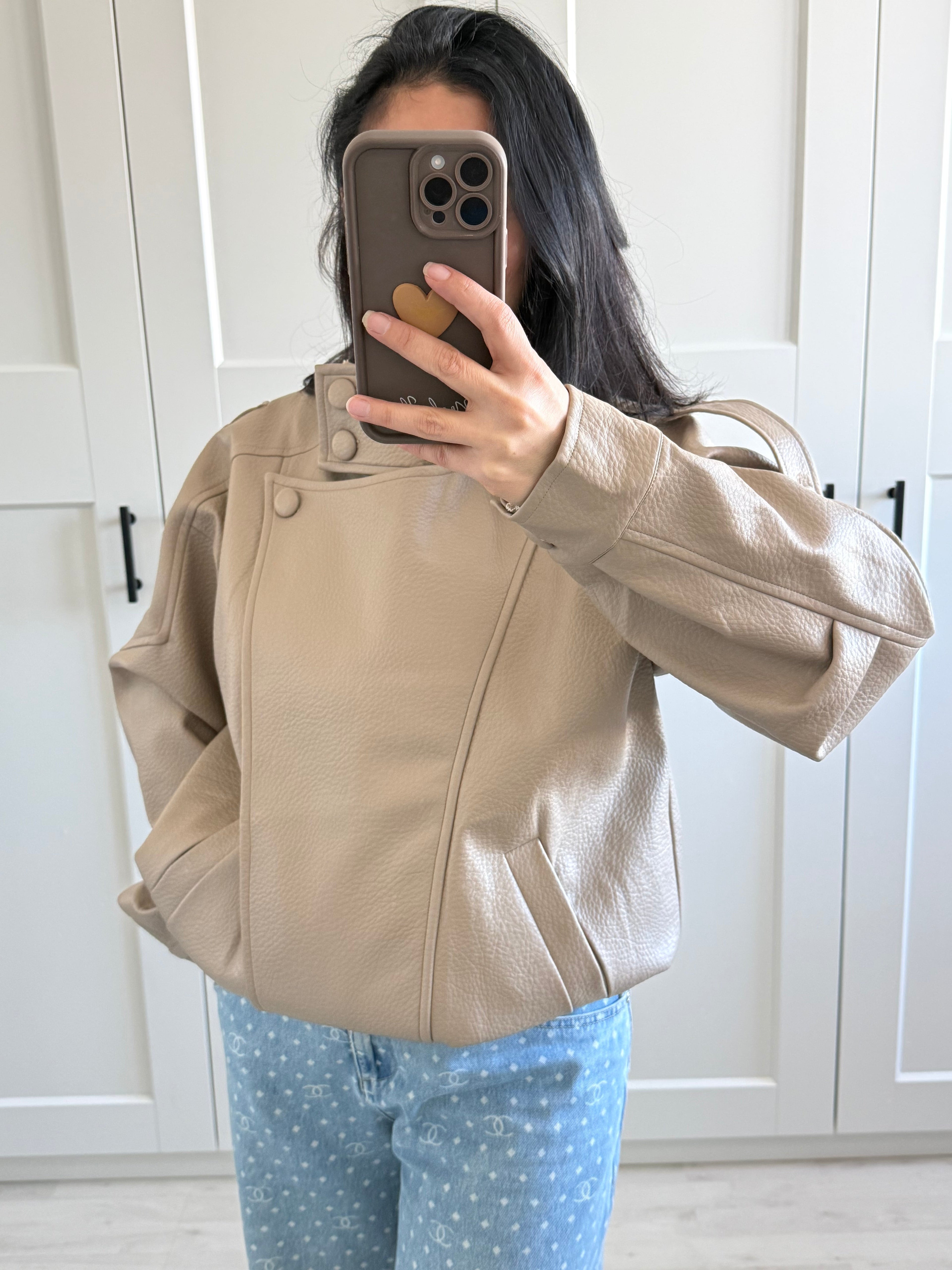 ANAN TAUPE BLAZER
