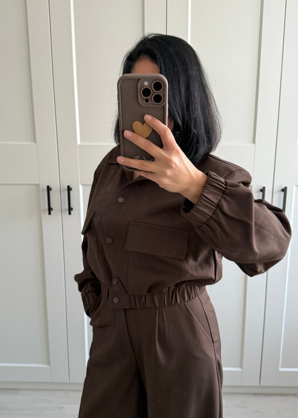 CHOCO CROPPED BOMBER