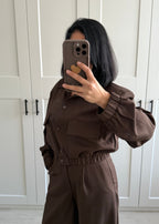 CHOCO CROPPED BOMBER