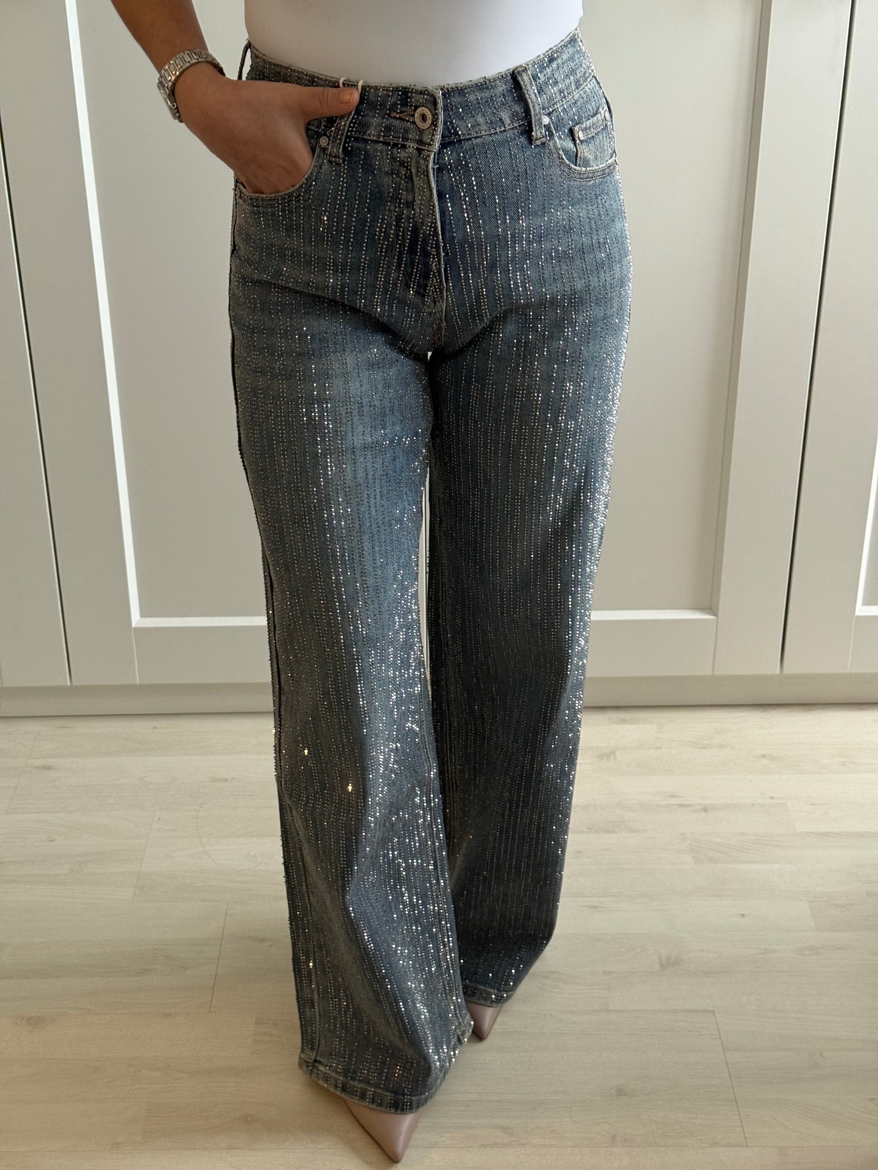STONED SPARKLE JEANS